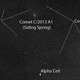 Illustration for article titled Heres What Comet Siding Spring Looked Like From Mars